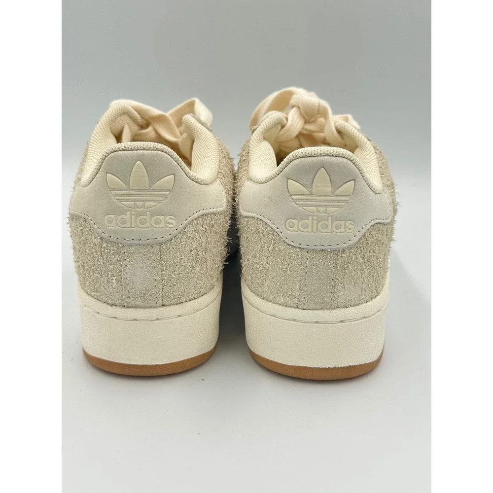 Adidas Superstar XLG W‎ Cream Suede Platform Sneakers Y2K Luxe Sz Women 6 NIB